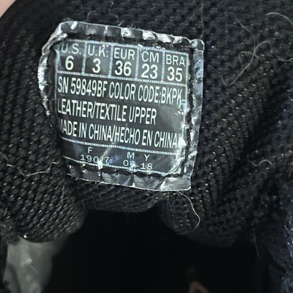 Skechers Lite Weight Womens Sneakers Size 6 Black SN59849BF Lace Up - Picture 7 of 7